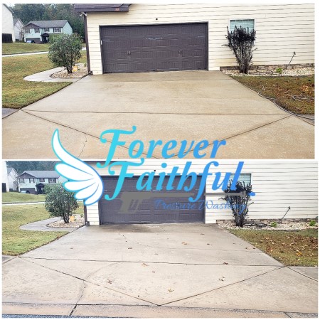 Concrete driveway cleaning in phenix city al